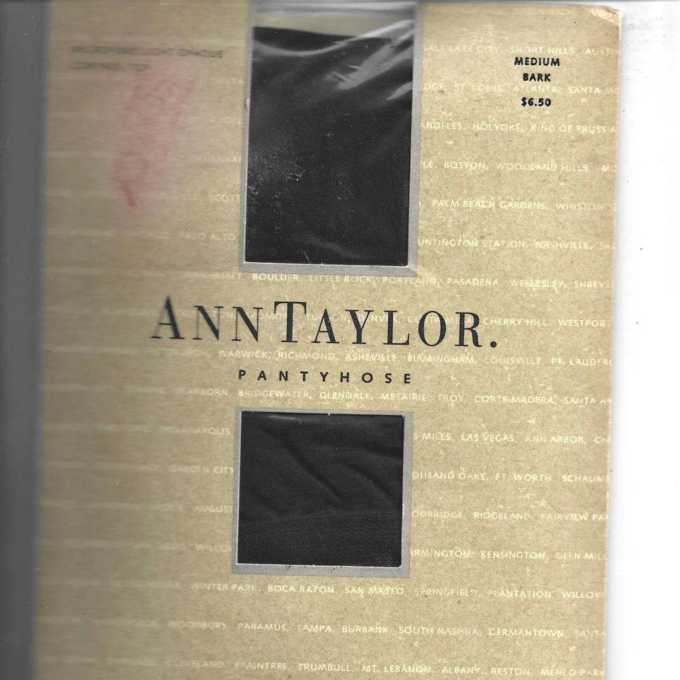 Nova meia-calça Ann Taylor controle superior microfibra clara opaca, média, cor casca - Imagem 1 de 1