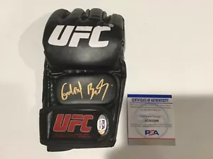 Gilbert Durinho Burns Signed Autographed UFC Glove PSA DNA COA a - Picture 1 of 3