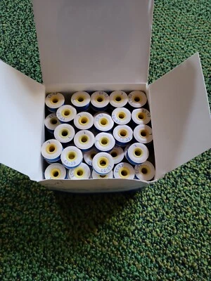 coats bobbins turquoise 144 Lubricated Nylon 48yds - Image 1 of 4