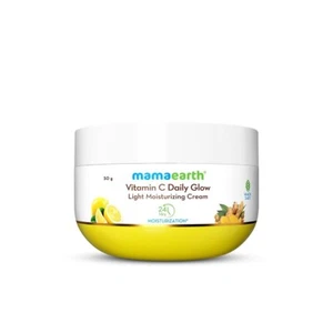 Mamaearth Vitamin C Daily Glow Light Moisturiz Cream with Vitamin C& Turmeri 50g - Picture 1 of 4