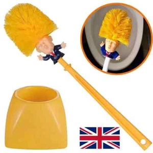 Bathroom Donald Trump Toilet Brush with Holder Cleaning Brush Set - Funny Gift - Picture 1 of 7