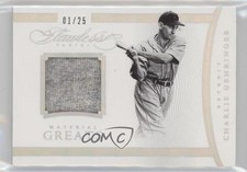 2016 Panini Flawless Material Greats /25 Charlie Gehringer #4 HOF