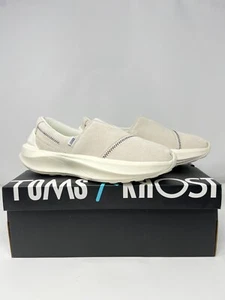 TOMS X Krost Alpargata Gamma Slip-on Sneaker In Egret Suede Size 9.5 Women - Picture 1 of 8