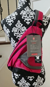 NWT VICTORINOX SWISS ARMY TOURO TEAR DROP MONO STRAP PINK BERRY/SLATE PACK - Picture 1 of 3