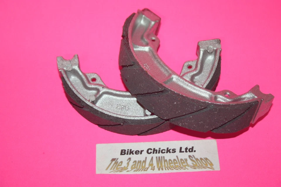 Zapatas de freno traseras acanaladas 84-90 LT50 Quad Runner ALT 50 LT 50 Foto 1 de 1