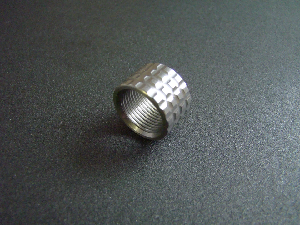 INNOVATIVE INDUSTRIES Thread protector Stainless Steel Grenade pattern .400 long Made in the USA