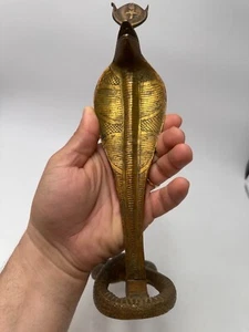 Sculpture en bronze Cobra Néo-égyptien - Picture 1 of 18