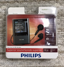 New & Sealed PHILIPS GoGear Vibe 4GB MP3 Video Player, FM Radio, Voice Record
