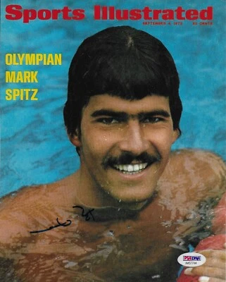 Mark Spitz Signed 8x10 Photo Autographed PSA/DNA COA Olympic Gold Medals SI 744 - Image 1 of 2