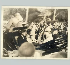 1932 Vintage Vintage Pressefoto englischer König George Queen Mary Edinburgh Schottland - Bild 1 von 2