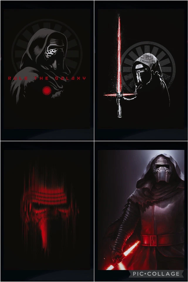Topps Star Wars Digital Card Trader 4 Card Journey Rise Kylo Ren Continuity Set - Image 1 of 1