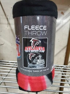 Atlanta Falcons NEW Licensed Fleece Throw Blanket Football Team 50'' X 60'' - Picture 1 of 2
