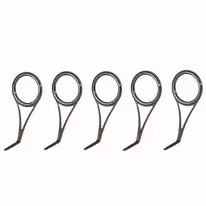 (5) Fuji YSG Concept Single Foot Spinning Guides YSG-30J Gunsmoke Stainless Sic - Picture 1 of 1