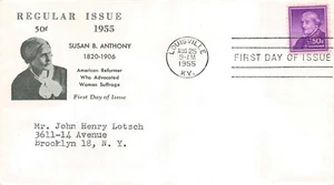 1051 50c Susan B. Anthony Mellone #72 Unknown Cachet [390350] - Picture 1 of 1