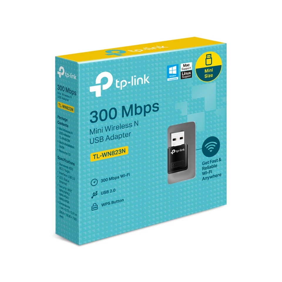 TP Link Mini Wireless N USB Adapter - Image 1 of 4