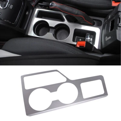 Interior Silver Water Cup Holder Box Cover Trim for Jeep Patriot Compass 2011-16 Foto 1 de 4