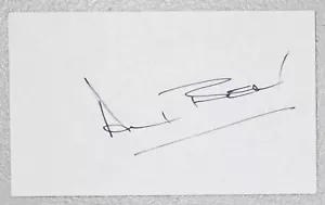 Carta firmata Alan Bean autografata 3x5 BAS Beckett Cert Apollo 12 NASA - Foto 1 di 2