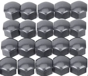 16xTappi per Dadi Ruota 17mm Copri esagonali Dadi per Bulloni Ruota Grigio Opaco - Foto 1 di 5