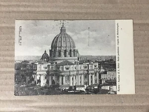 00028 Cartolina Roma (RM) Basilica di San Pietro - Parte Posteriore - Cupola di - Bild 1 von 2