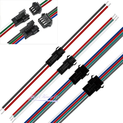 10 pairs 2pin/3pin/4pin/5pin connector Male and Famale For led strip - Image 1 of 4