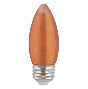 2W =20W LED Candle Light Thread Amber Spun Chandelier C11 E26 Base Warm White - Picture 1 of 9