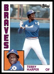 1984 Topps Terry Harper . Atlanta Braves #624