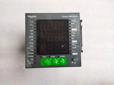 SCHNEIDER ELECTRIC CONZERV EM6400NG POWER AND ENERGY METER METSEEMM6400NGRSCL1 - Image 1 of 4
