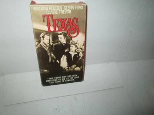 TEXAS rare Western vhs WILLIAM HOLDEN Claire Trevor 1941 - Picture 1 of 1