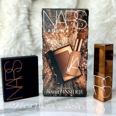 NARS Laguna Mini Set ~ Bronzing Powder 2.5g + Afterglow Lip Balm 1.1g New In Box