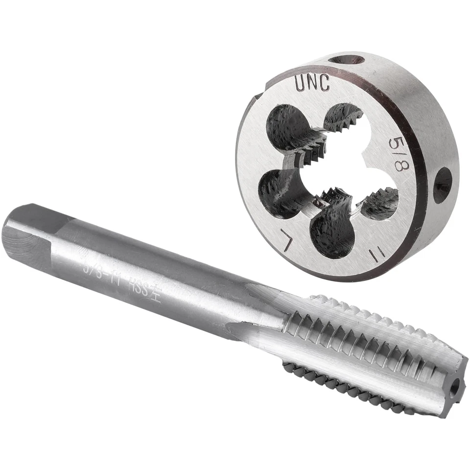 Burkit 5 | 8 in-11 UNC Left Hand Tap and Die Set | High-Speed Steel, Alloy To... - Image 1 of 4