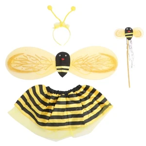 4 Pcs Kids Cosplay Supplies for Halloween Party Children's Day Costume Outfits - Picture 1 of 12