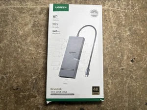 UGREEN Pro 10 Revodok 10 en 1 USB C Doble HDMI 4K SD Ethernet Hub Dock - Imagen 1 de 2