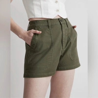 Pantalones Cortos MADEWELL Perfectos Vintage Fatiga Talla 28 Palmera Verde Oliva Utilidad Foto 1 de 4