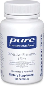 Pure Encapsulations Digestive Enzymes Ultra - 180 Count (Pack of 1) - Picture 1 of 8