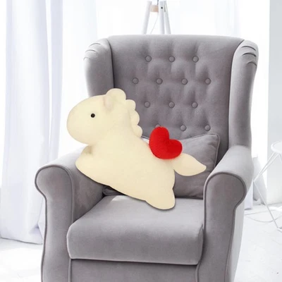 Brinquedo de pelúcia cavalo bicho de pelúcia colecionável para crianças meninos meninas presentes de férias - Imagem 1 de 2