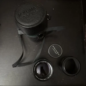 Vintage Asahi Pentax Super-Takumar 1:3,5/135 Kamera Objektiv & Tasche. Made In Japan - Bild 1 von 6