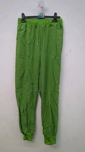 Pantalones de chándal para mujer de felpa francesa con cordón grandes verdes - Imagen 1 de 8