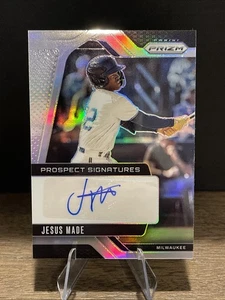 2025 Panini Prizm #PS-JM Jesus Made Prospect Signatures Silver Prizm Autograph - Picture 1 of 2