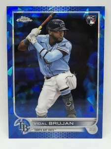 2022 Topps Chrome Sapphire Edition Vidal Brujan #25 Rookie RC - Picture 1 of 2