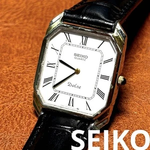 Seiko Dolce Vintage Square 80mm Men's Watch, 1983, Working, Repaired - Picture 1 of 12