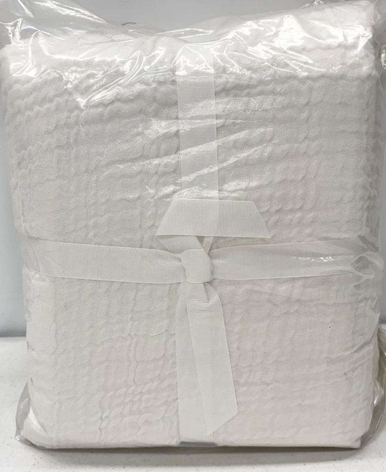 BRAND NEW Pottery Barn Cloud Cotton/Linen Duvet Cover~FULL/QUEEN~White - Image 1 of 1