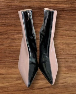 Public Desire Color block Ankle Boots Bicolor Lack Gr 40  - Bild 1 von 10