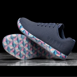 NoBull Navy Prism Trainers shoes sneakers Workout lifting gym shoes Women's 8 - Picture 1 of 15