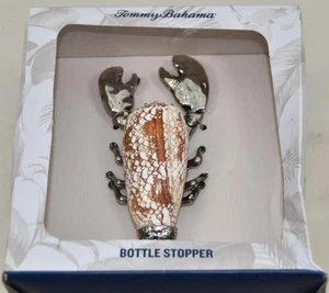 Tommy Bahama Metal Sea Shell Body Lobster Wine Bottle Stopper (NIB) (4531A) - Picture 1 of 5