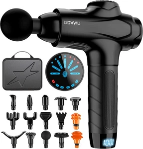 Massagepistole H1-Black2 – Tiefengewebsmassage mit 15 Aufsätzen - Bild 1 von 6