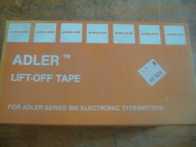 Set of 6 Adler Lift Off Tape  for 800 Series  Typewriters  new old stock - Image 1 of 4