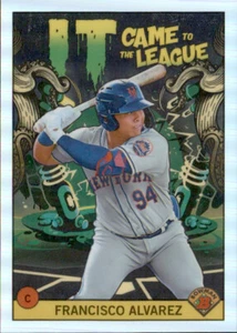 Bowman 2022 cromo llegó a la liga New York Mets Francisco Álvarez #icfl-1 - Imagen 1 de 2
