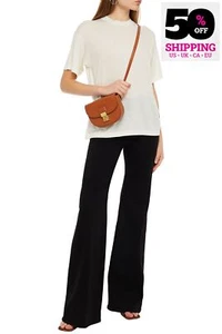 RRP €550 ZIMMERMANN Knitted T-Shirt AU1 US6 M Silk & Wool Blend Short Sleeve - Picture 1 of 7