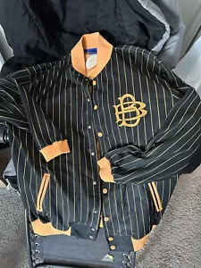 Bad Boy Leichtathletik Aufwärmstift gestreifte Trainingsjacke Größe XL - Bild 1 von 4