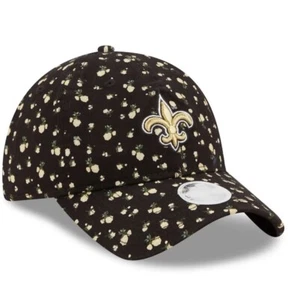 Cappello Berretto New Orleans Saints Donna New Era Floreale 9TWENTY Regolabile - Foto 1 di 4